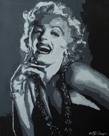 'Marilyn' acrylic on canvas 16x20
