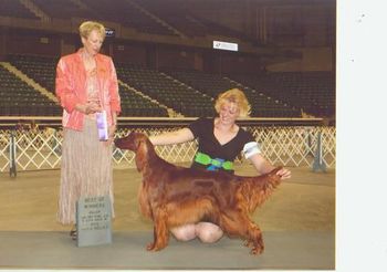 Beeper shown taking her second major at the ISC of Greater Kansas City Specialty weekend.
