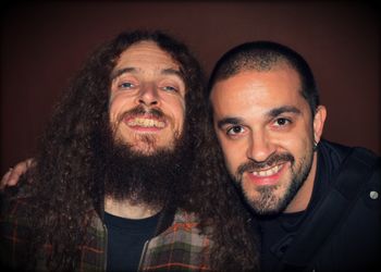 With Guthrie Govan; Kris at Raso Guitar Repairs Guelph. 519-835-0444 kris@rasoguitarrepairs.com