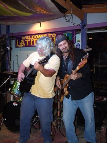 jammin out with dave ray from the van wilkes tour in the VI
