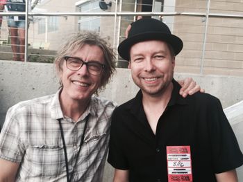 with Tom Petersson of Cheap Trick
