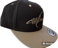Classic Logo - Black hat with Grey bill & Charcoal Grey Logo