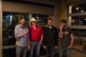 With Ryan Painter, James Estes, myself, and Jake Phillips at Ponderosa Brewery
