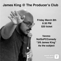 James King @ The Producers Club