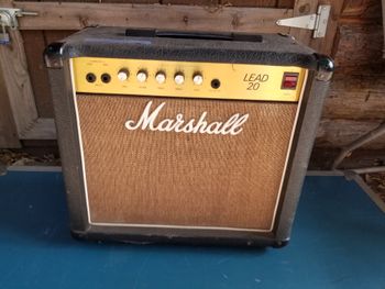 Barney's son David Kessel's little Marshall amp he used recording on Phil Spector's projects.
