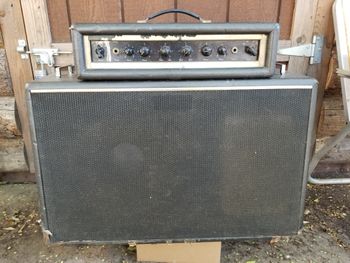 My Standel amp purchased from Ric Rillera of the Righteous Bros. and Dick Dale's Deltones.
