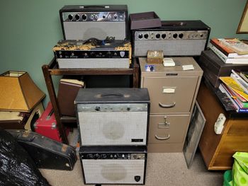 a few Ray Massie-built amps from my collection.
