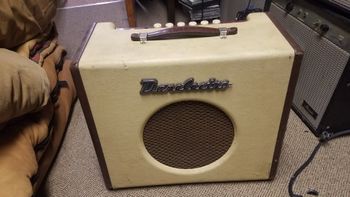 Front view, Danelectro Nifty 100. Factory sample, never produced for retail sale.
