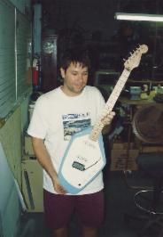 Mike Palm ( Agent Orange ) with his Phanto-Caster that we built together.
