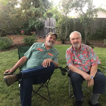 Howard Daniel and me Labor Day weekend, 2019, Santa Rosa, Ca.

