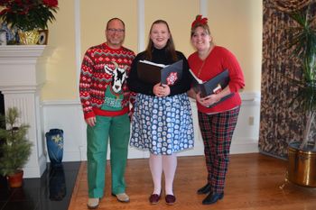 Yuletide Voices looking festive
