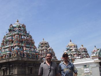 with Harry Appelman inside the Shiva Temple
