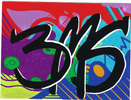 3MS JPO Art graffiti sticker