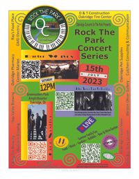 Oakridge Concerts in the Park presents the 2023 Rock the Park Concert Series