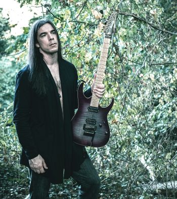 Guitarist Pat Reilly Ibanez Prestige Purple Doom
