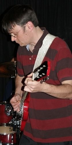 Guitarist Chris Reid. From the Nov 26th 2011 CD Release Show at The Black Swan. Photo courtesy of Georgie Currie.
