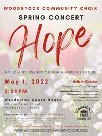 Hope - WCC Spring Concert - NEW DATE