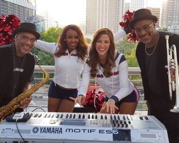 The Texans Cheerleaders were special guest at our gig for the ILTA Conference at the George R Brown Convention Center!
