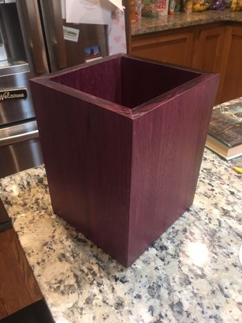 2019 purple heart flower box

