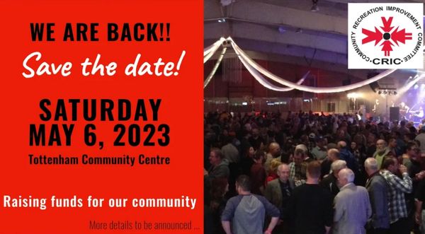 Ticket link for the CRIC Event At the Tottenham arena
https://tottenhamcric.ca/draw