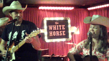 With Roger Wallace at The White Horse, Austin TX (Chad Schaefer)
