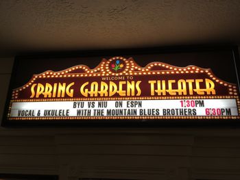 Our First Marquee
