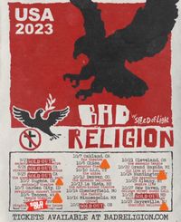 Bad Religion w/Speed of Light tour 9/27-10/29