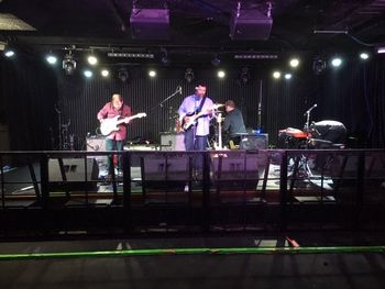 Sound checking at The Basement Canberra, Australia
