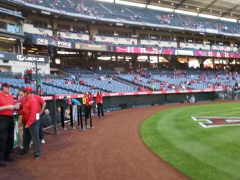 Pre-game Angels/Mariners
