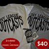Ivy League Outcast PACK (2 T-Shirts + Stickers + Wristbands)