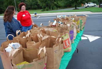 Thank you to all the families who came to celebrate families caring for a loved one with a disability. YOU raised 700lbs of food in 2 hours for the food bank .