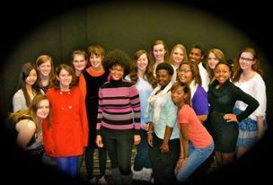 Anita Spratt BeSong @ her Alma Mater w/ the ASFA Girls Ensemble after their wonderful recording session!
