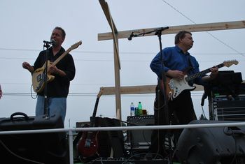 Aarons last show with the band at the Street Dance in Sullivan.
