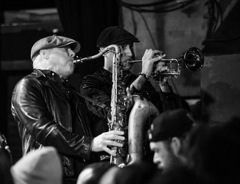 The Brass In Pocket Horns (Danny Ray & Satish Indofunk) [photo by Brian Berson]
