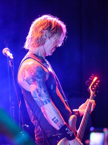Duff McKagan of Guns N Roses [photo by Brian Berson]
