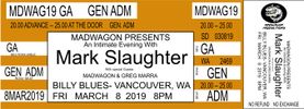 An Intimate Evening With Mark Slaughter Ticket