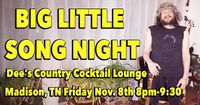 Big Little Song Night at Dee's 