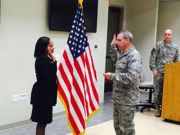 CH (CPT) Lang Swearing In 2015
