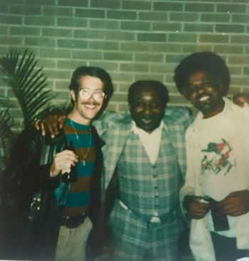 Mark, Muddy Waters and Johnny Waters 1977

