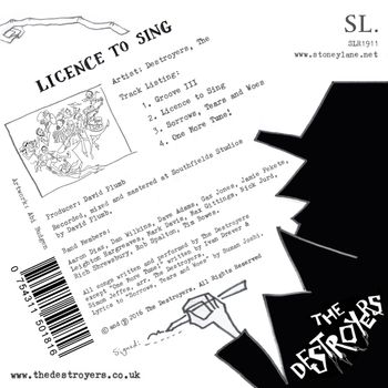 The Destroyers - Licence To Sing EP back cover
