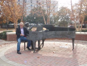 The Concrete Piano on Music Row in Nashville, a little hard on the fingers.
