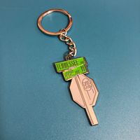 'Tennessee and 48th' Enamel Keyring 50mm