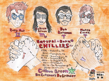 'Natural Born Chillers' Tour Poster w/ Colleen Green
