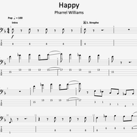Happy - Pharrel Williams (Bass)