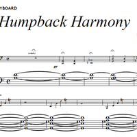 Humpback Harmony - solo part + keyboard