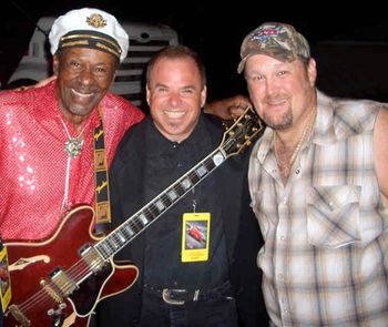 Chuck Berry and Larry The Cable Guy
