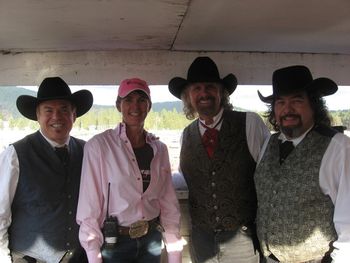 09-09-10: We were invited back to perform at the North Idaho Fair and fair director, Chris Holloway asked us to sing the national anthem at their rodeo.
