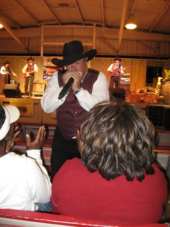 02-14-06: Ken gets down with the crowd at the San Bernadino County Fair
