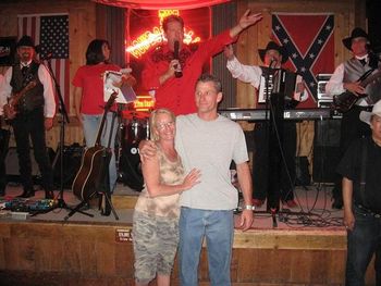 06-13-08 A big night at Cowboy Palace with Go Country s Shawn Parr and a couple lucky Toby Keith ticket winners

