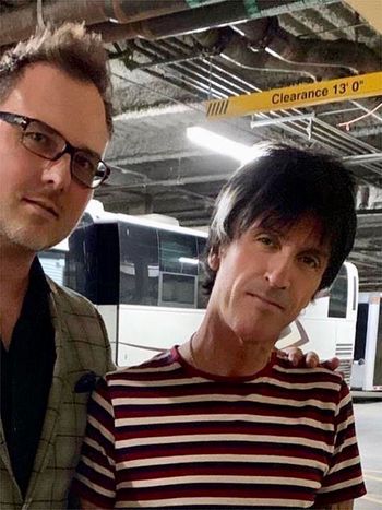with Johnny Marr!
